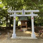 千葉県　白子神社　鳥居